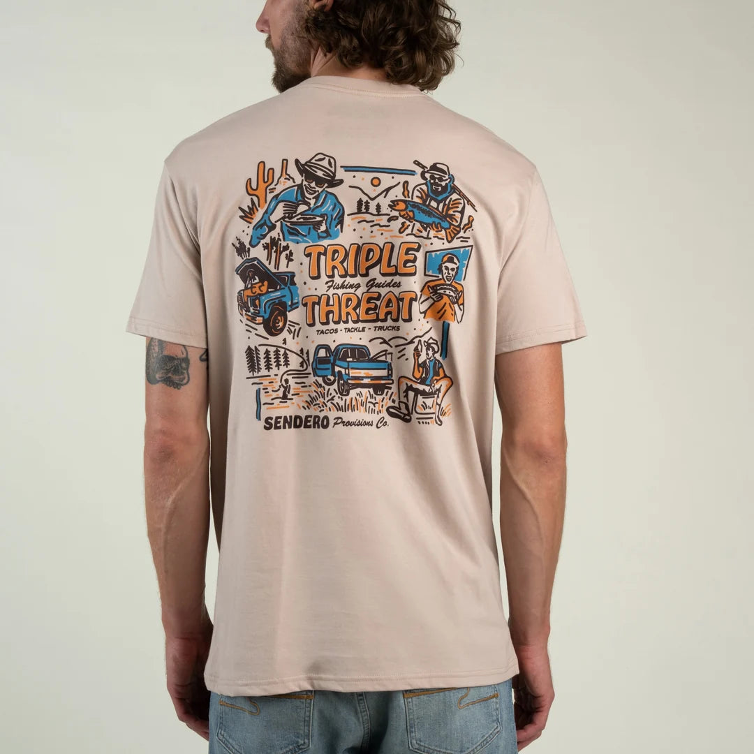 Sendero Triple Threat Sand S/s Shirt