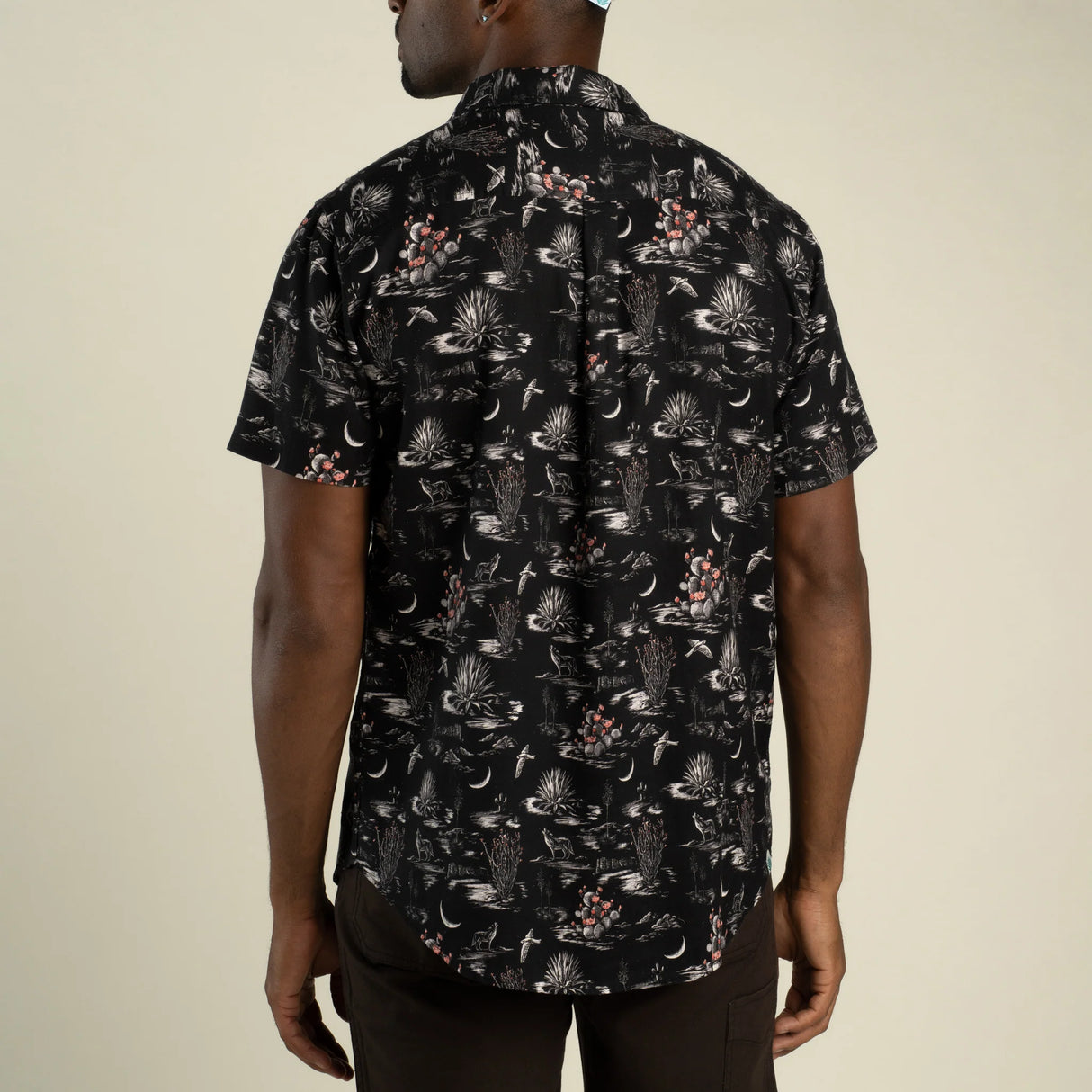 Sendero City Slicker Nocturnal - Black S/s Button Up Shirt