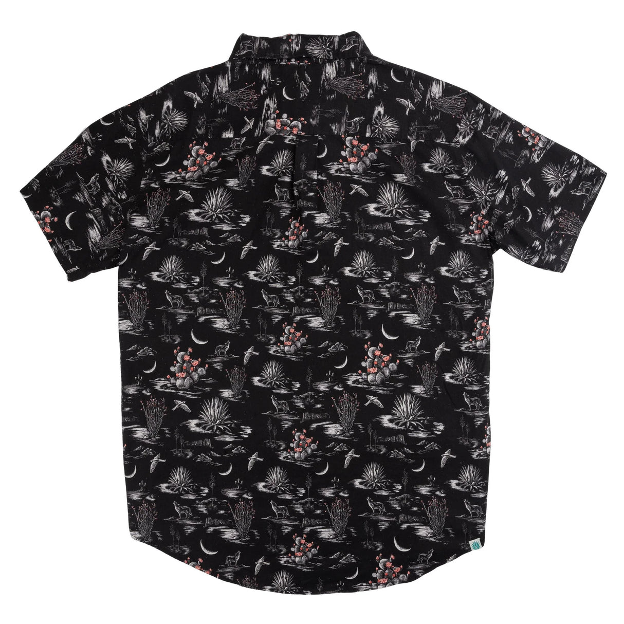 Sendero City Slicker Nocturnal - Black S/s Button Up Shirt