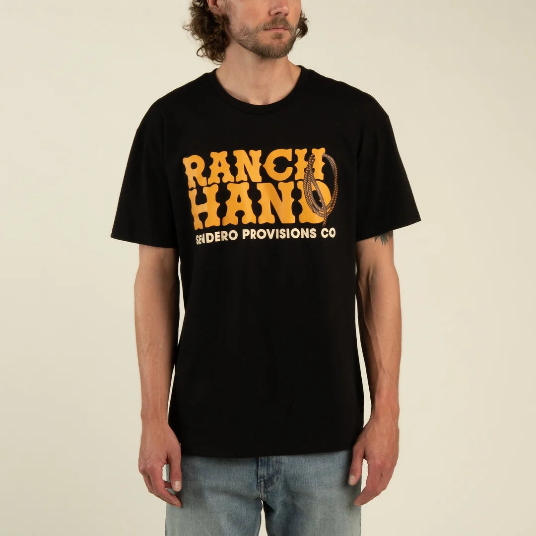 Sendero Ranch Hand Black Vintage S/s Shirt
