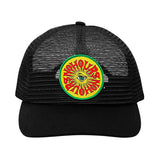 No Hours Full Circle Black Snapback Hat