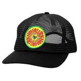 No Hours Full Circle Black Snapback Hat