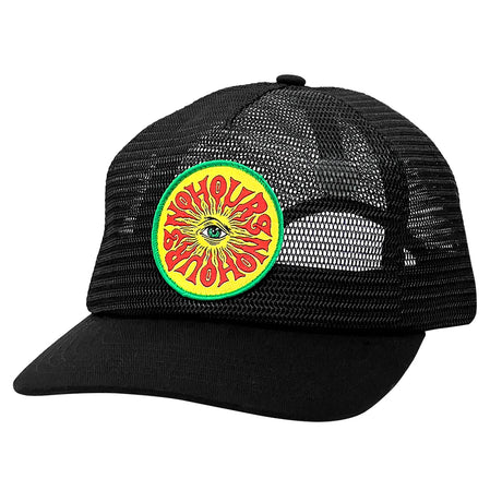 No Hours Full Circle Black Snapback Hat