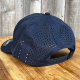 Long Beach Skate LBS Long Side Performance Water Repellent Navy Snapback Hat