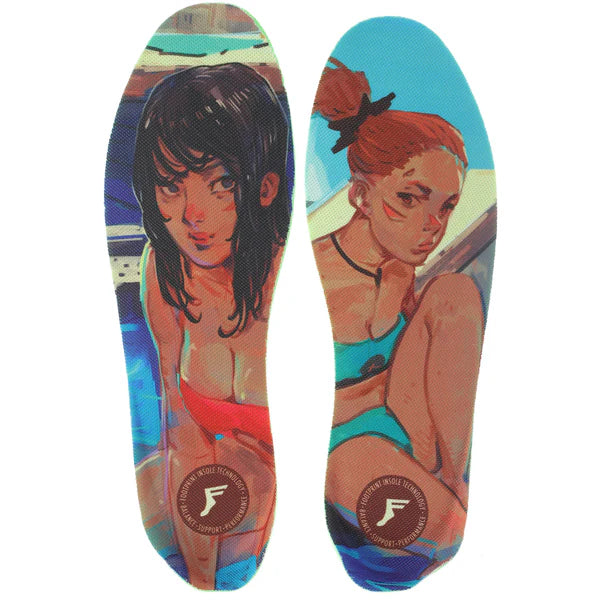 Footprint Kingfoam Elite High Colours Collective 2D Panda 5m Toe 10m Heel Large Insoles