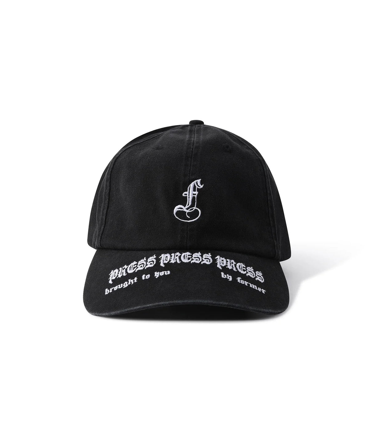 Former Press Black Cap Strapback Hat
