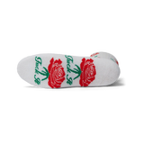 HUF Fuck It Rose White Crew Sock