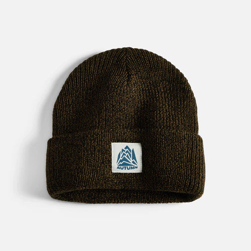 Autumn Simple Marl Army Beanie