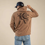 Sendero Country Club Light Brown Hooded Sweatshirt