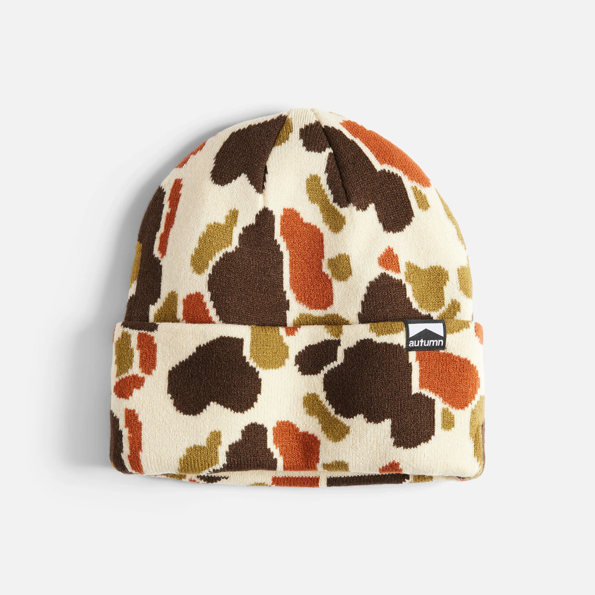 Autumn Duck Camo Eggshell Beanie