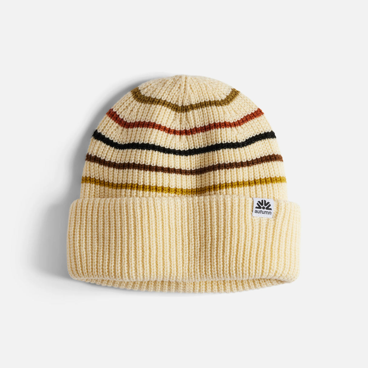 Autumn Retro Eggshell Beanie