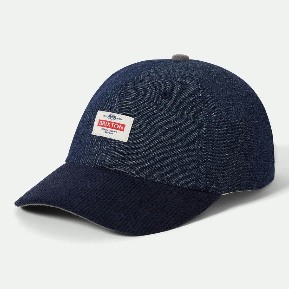 Brixton Altered Threads Medium Wash Denim Medium Profile Snapback Hat