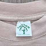 Long Beach Skate Co LBS Long Side String Tan Oversized S/s Shirt