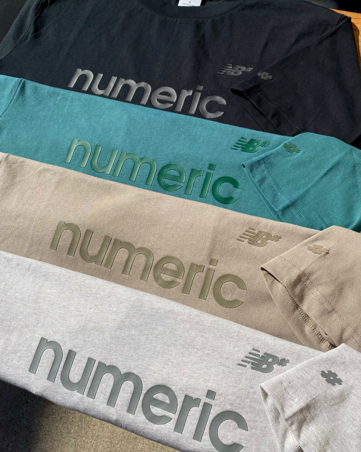 New Balance Numeric Oatmeal Heather S/s Shirt