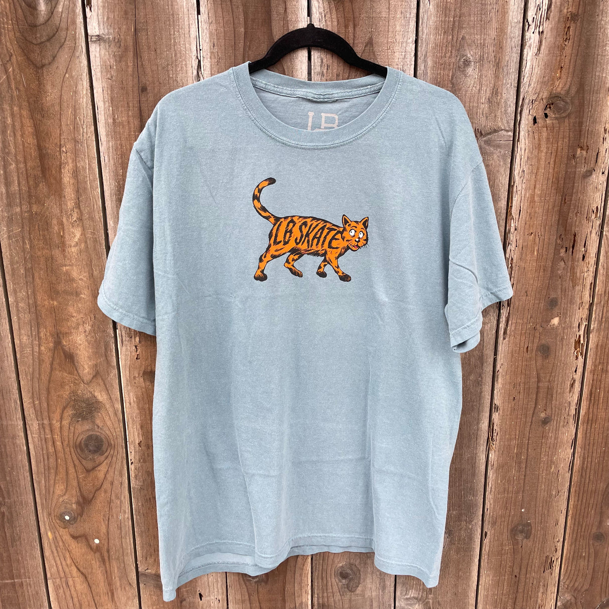 Long Beach Skate Co Alley Cat Ice Blue S/s Shirt