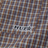 HUF Galaxy Plaid Dark Brown S/s Woven Shirt
