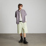 HUF Galaxy Plaid Dark Brown S/s Woven Shirt