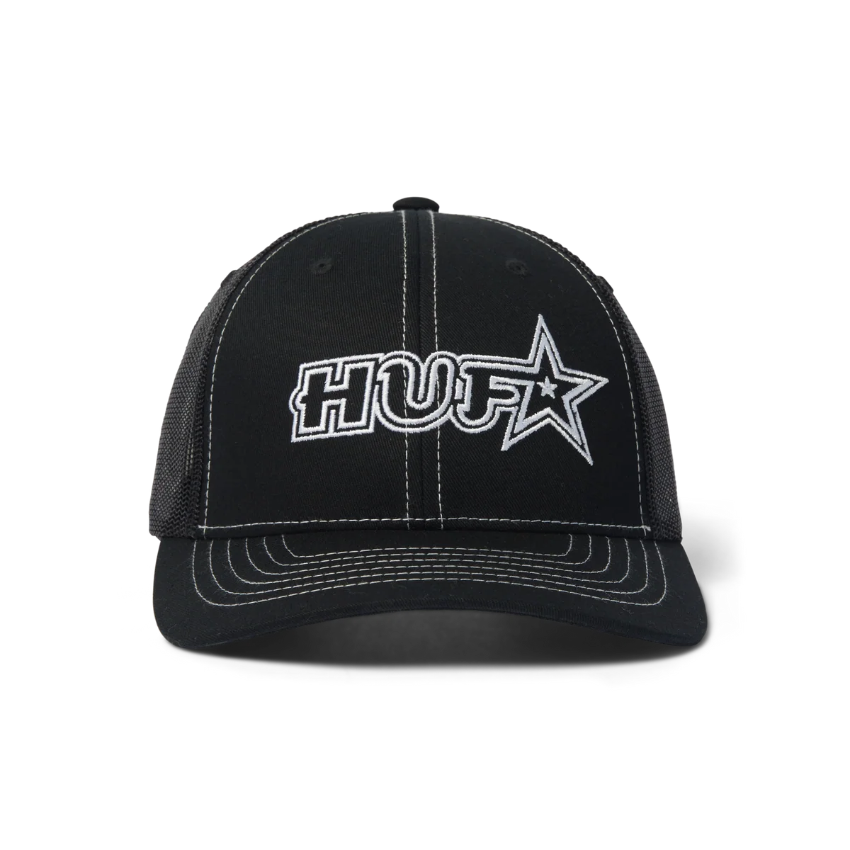 HUF Galaxy Black Trucker Hat