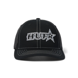HUF Galaxy Black Trucker Hat