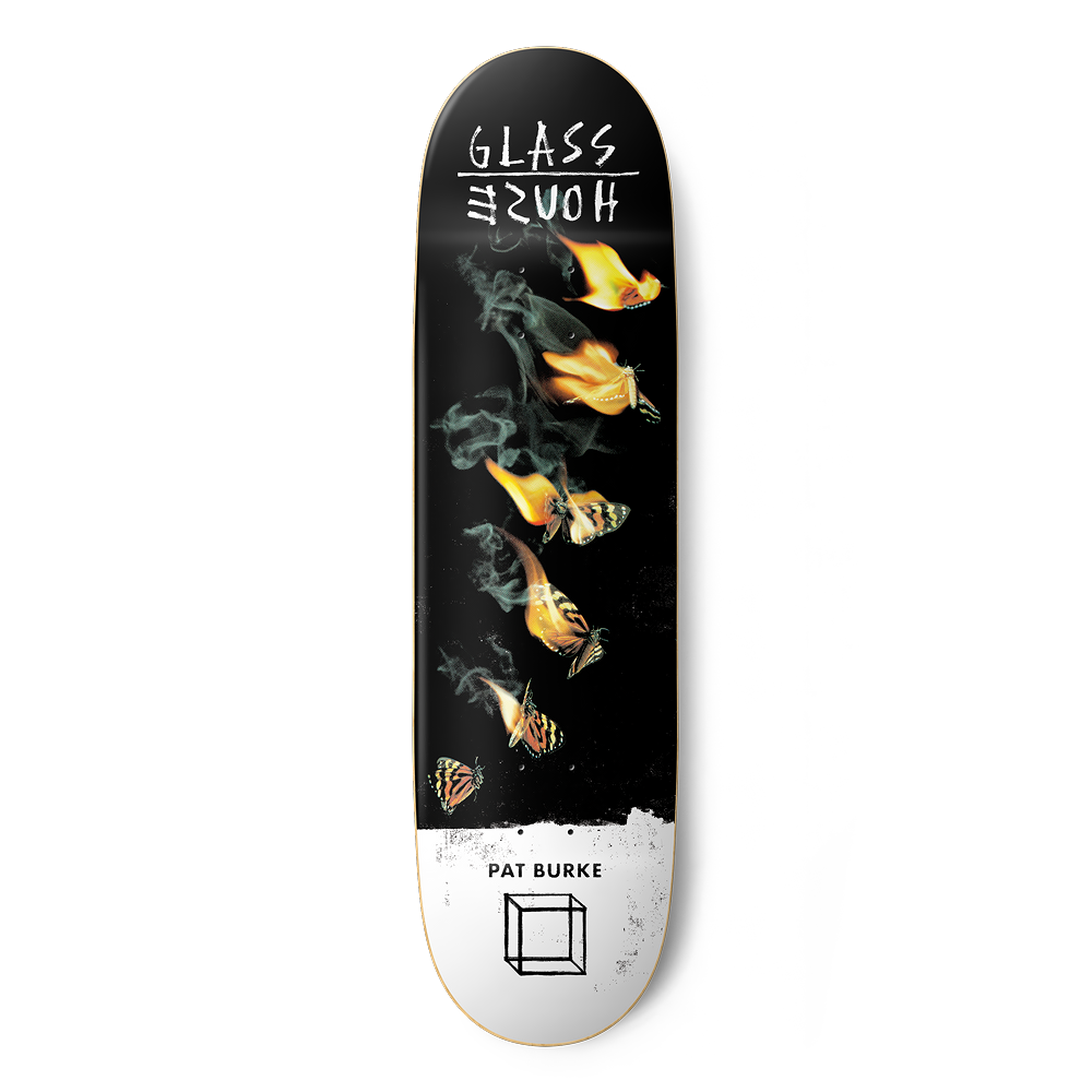 Glass House Burke Butterfly 8.5" Skateboard Deck