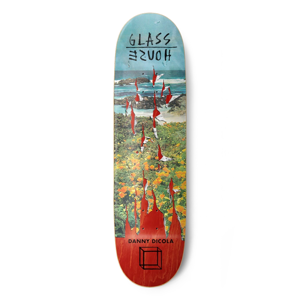 Glass House Dicola Nature Scene 8.5" Skateboard Deck