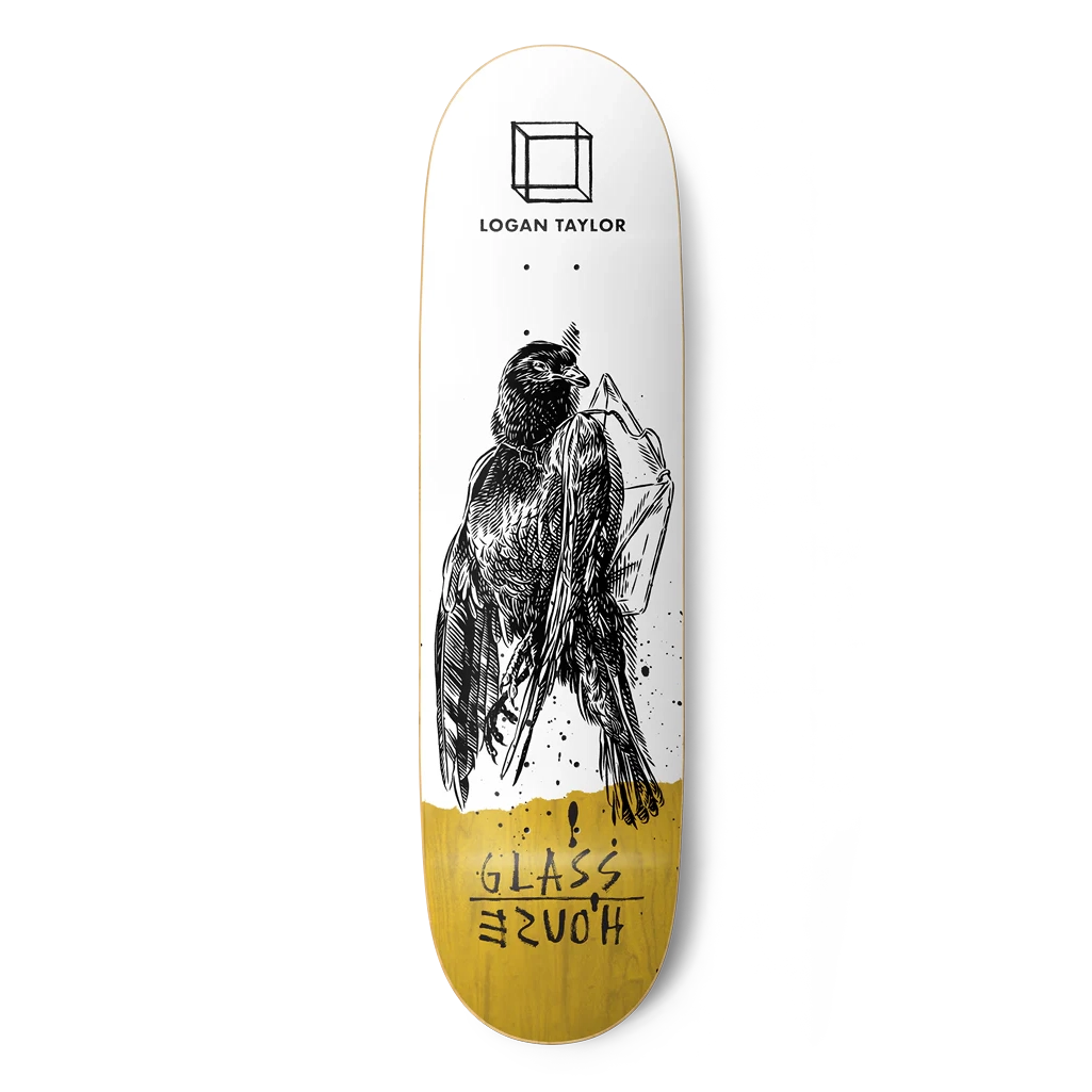 Glass House Logan Taylor Messenger 8.25" Skateboard Deck