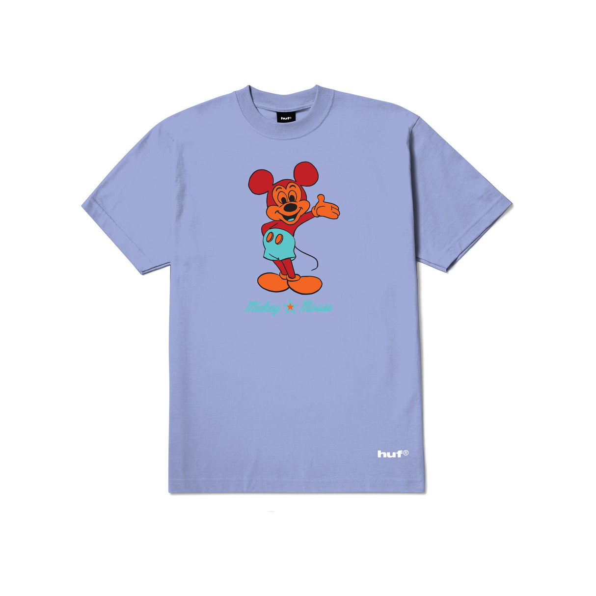 Huf X Mickey Mouse Greeting Digital Violet S/s Shirt