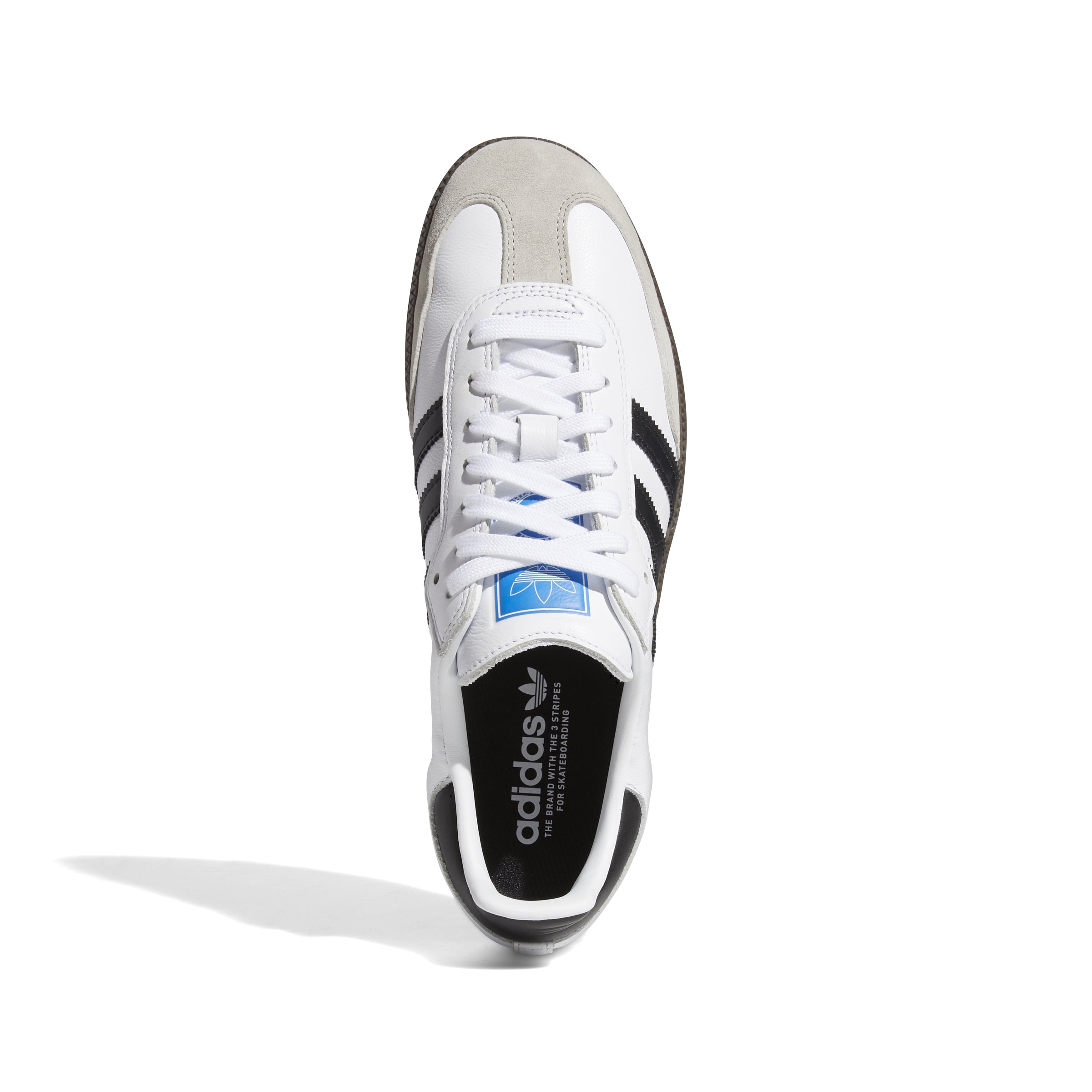Adidas Samba ADV White Core Black Gum Shoes – Long Beach Skate Co