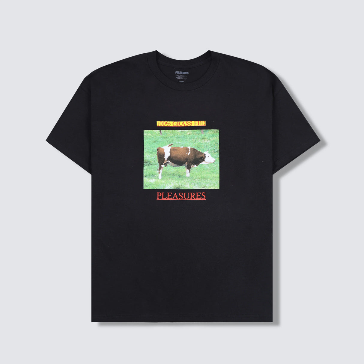 Pleasures Grass Fed Black S/s Shirt