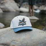 Seager Greenhead Snapback White/Blue Snapback Hat