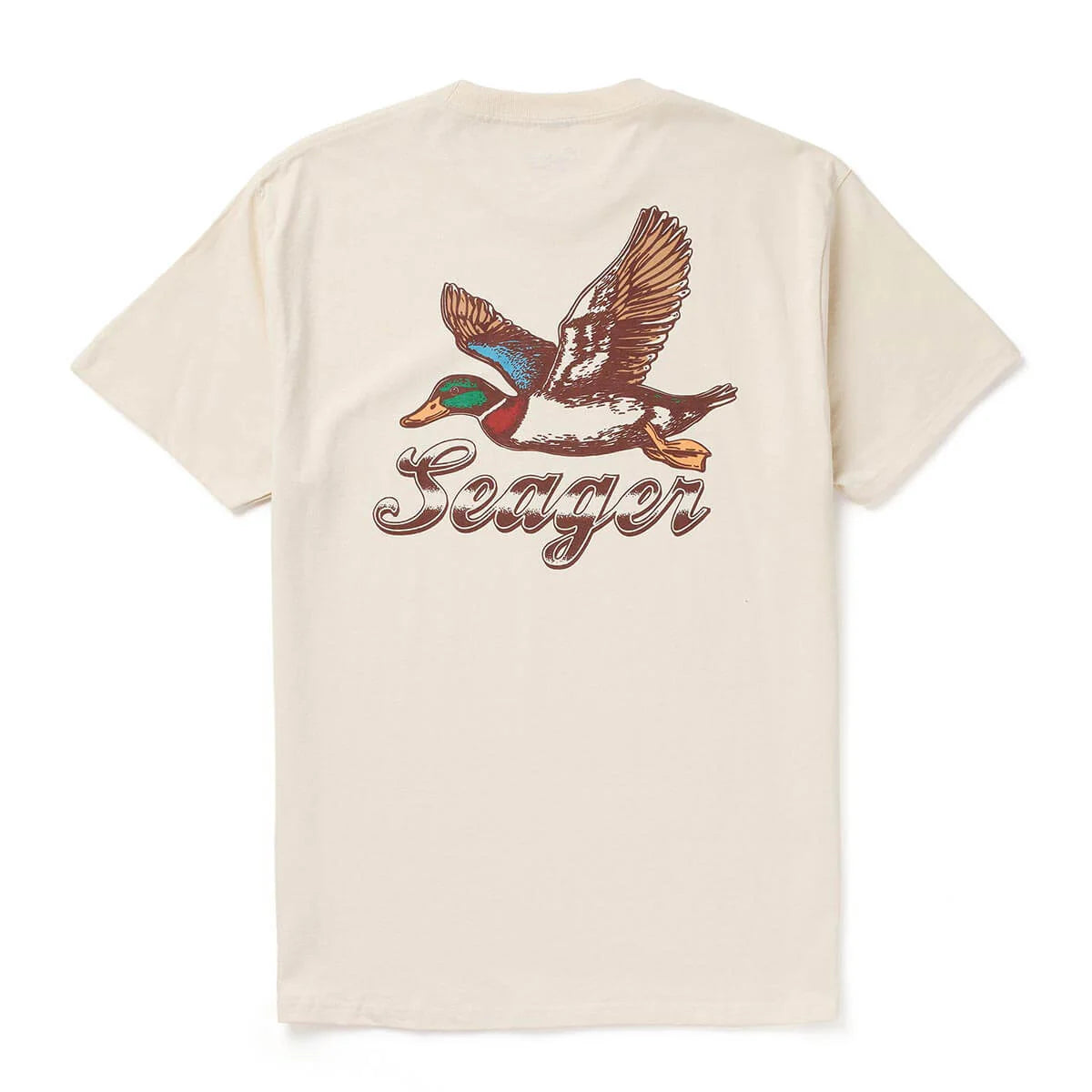 Seager Greenhead Vintage White S/s Shirt