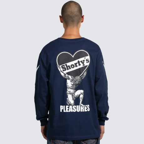 Pleasures X Shortys Guilty Navy L/s Shirt