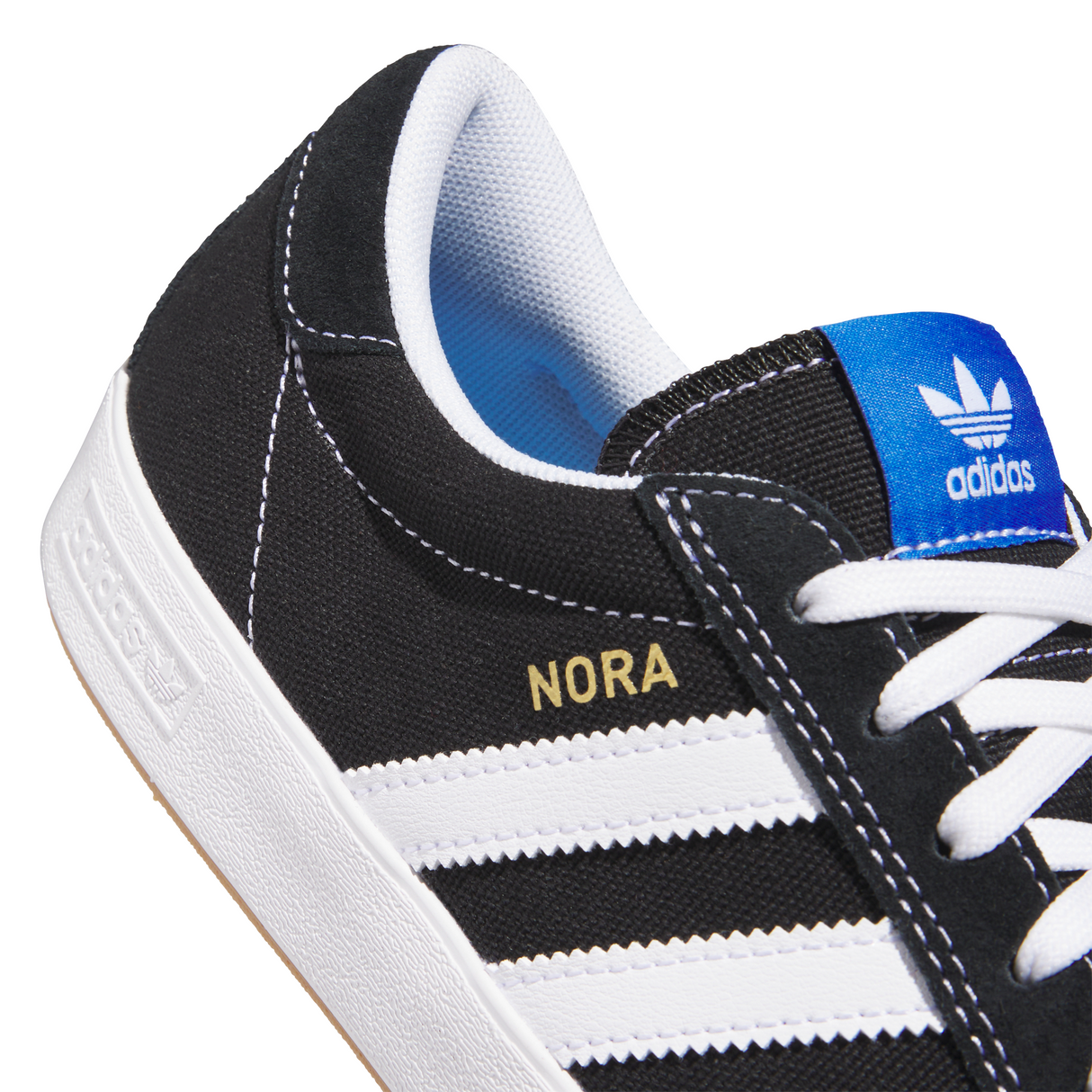 Adidas Nora Core Black/White/Blue Bird Shoes