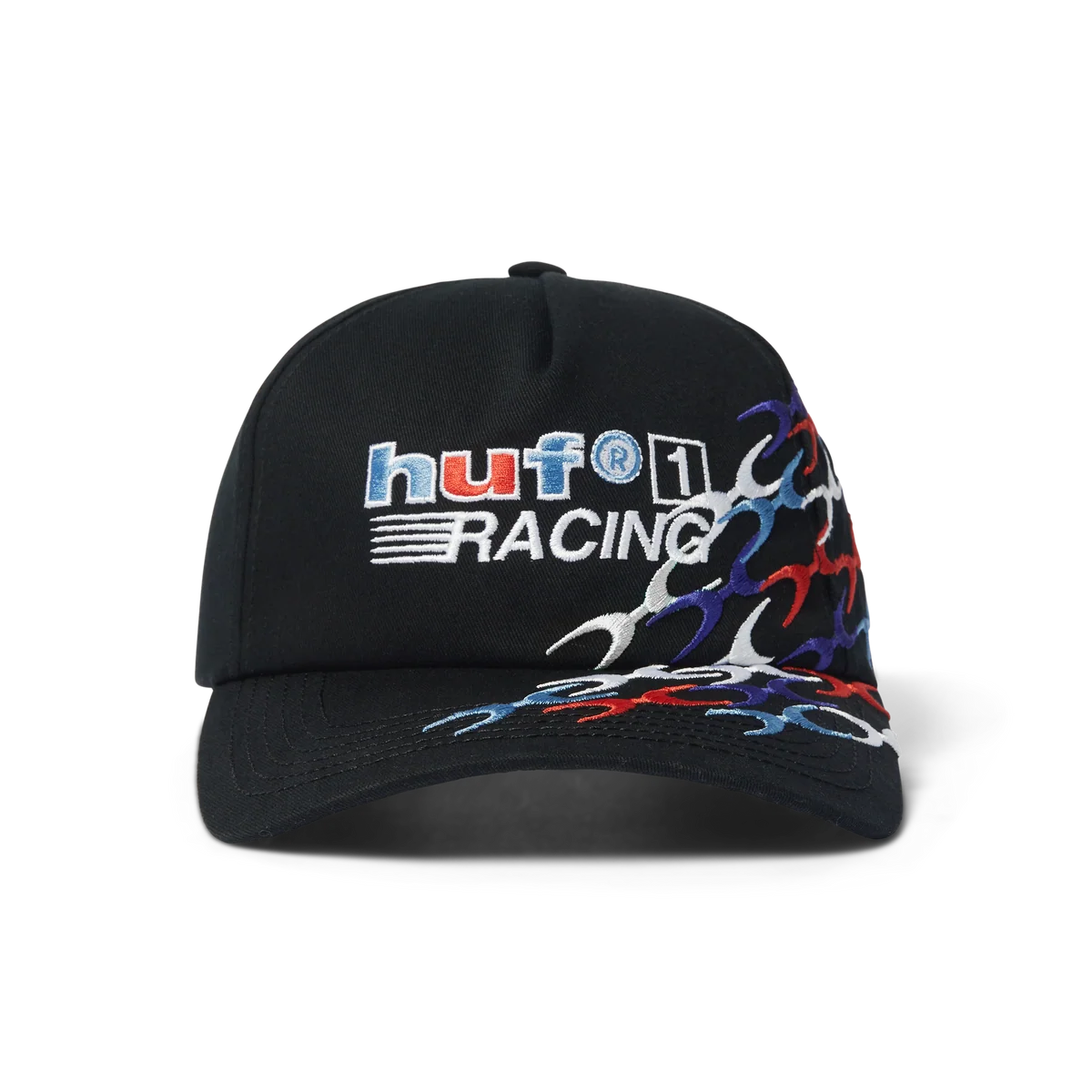HUF One Racing Black 5 Panel Hat