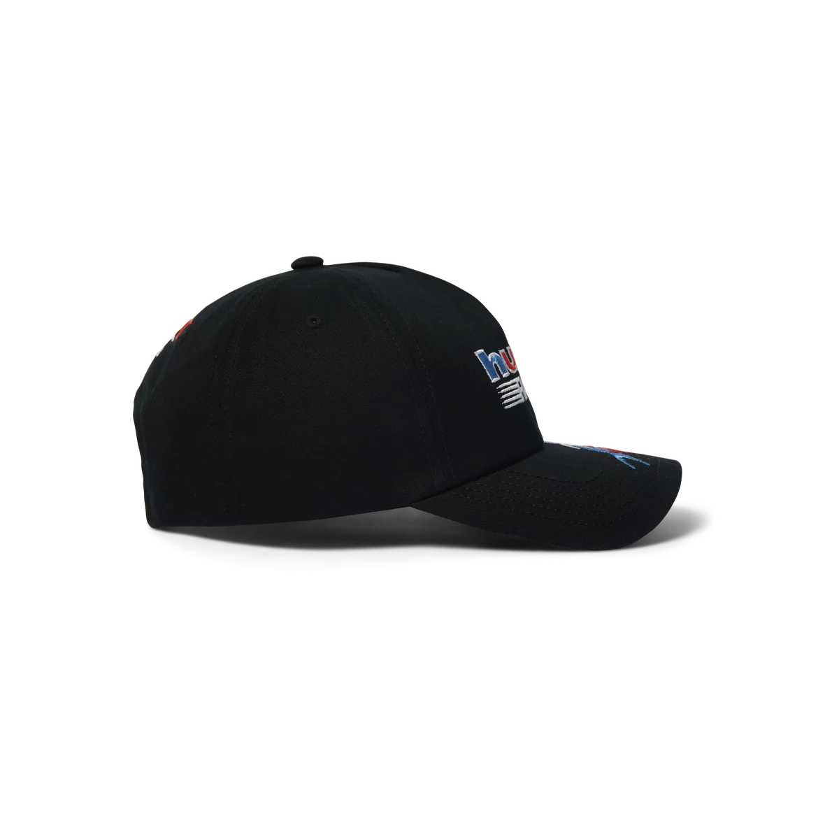 HUF One Racing Black 5 Panel Hat