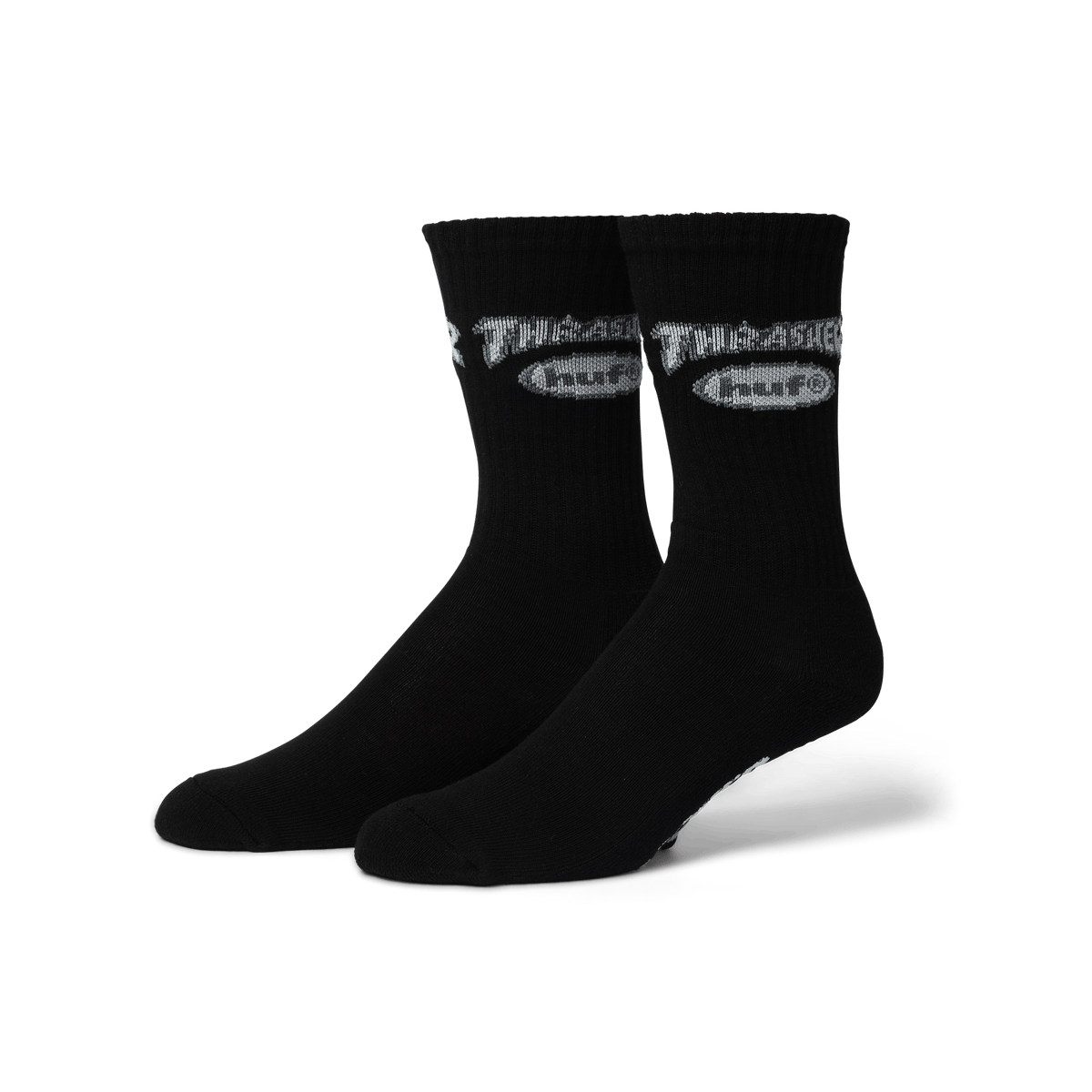 Huf X Thrasher Logo Black Socks