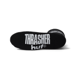 Huf X Thrasher Logo Black Socks