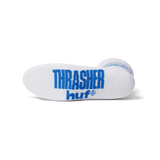 Huf X Thrasher Logo White Socks
