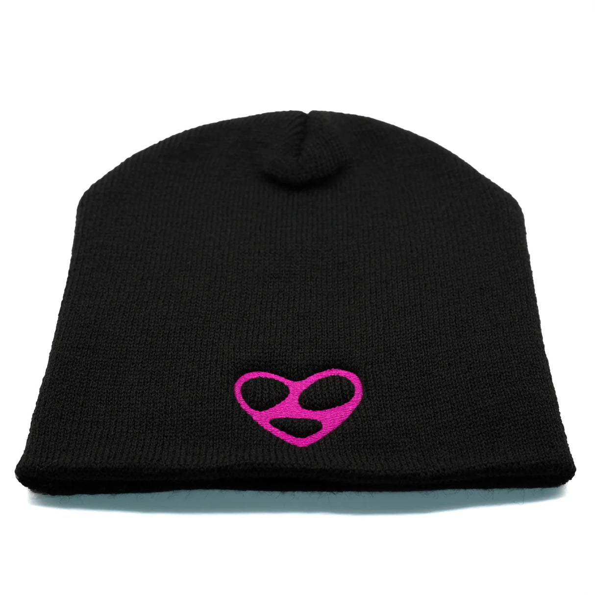 Limosine Heart Black Pink Beanie