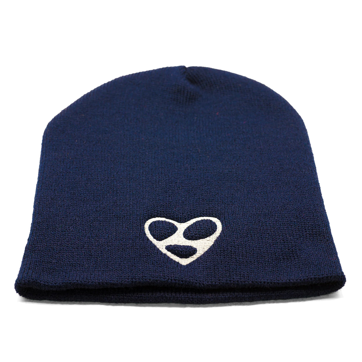 Limosine Heart Navy Silver Beanie