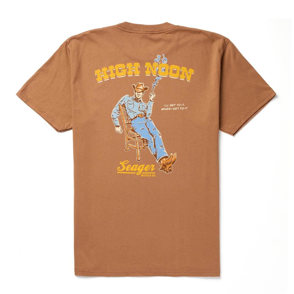 Seager High Noon Brown Sugar S/s Shirt