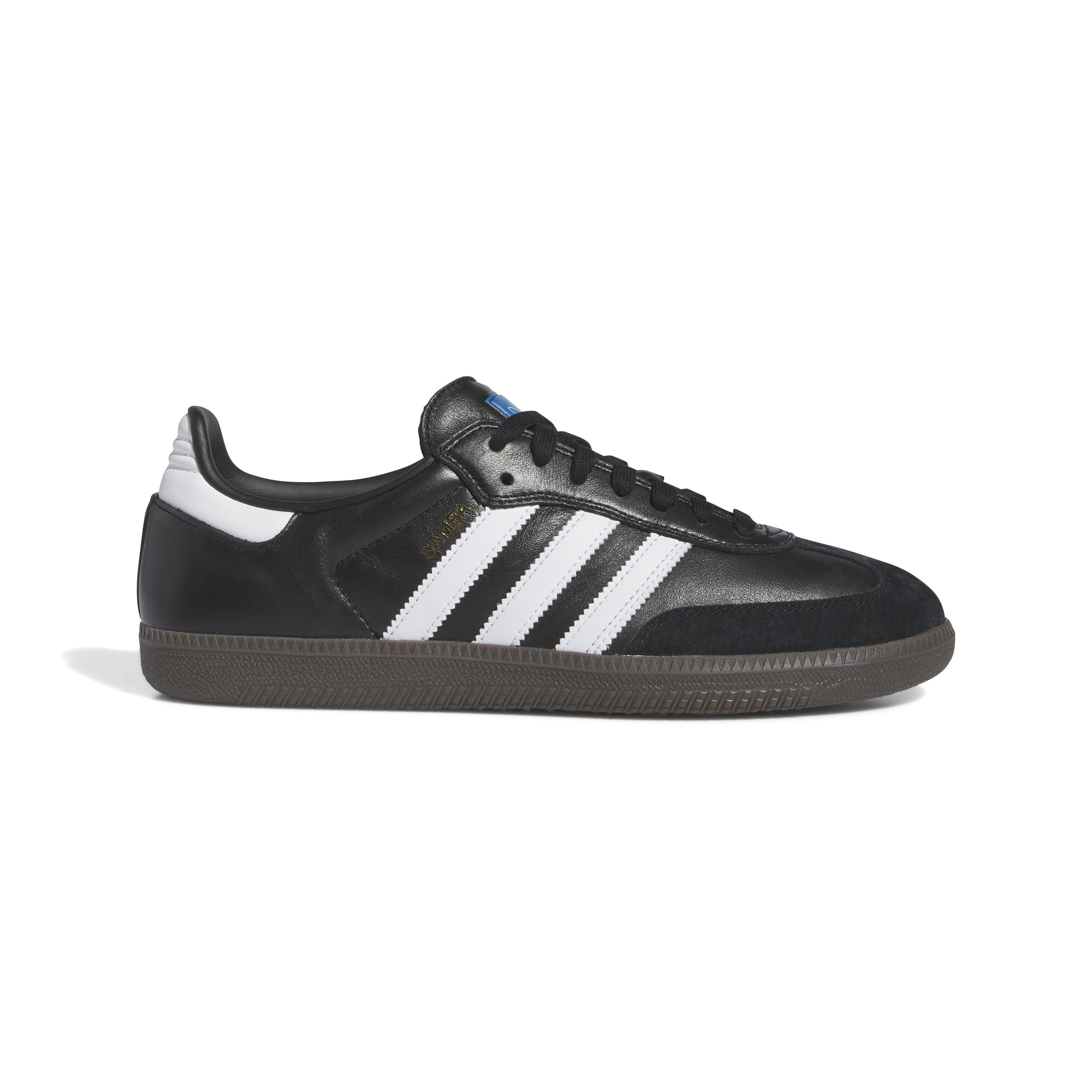 Adidas Samba ADV Core Black White Gum Shoes – Long Beach Skate Co