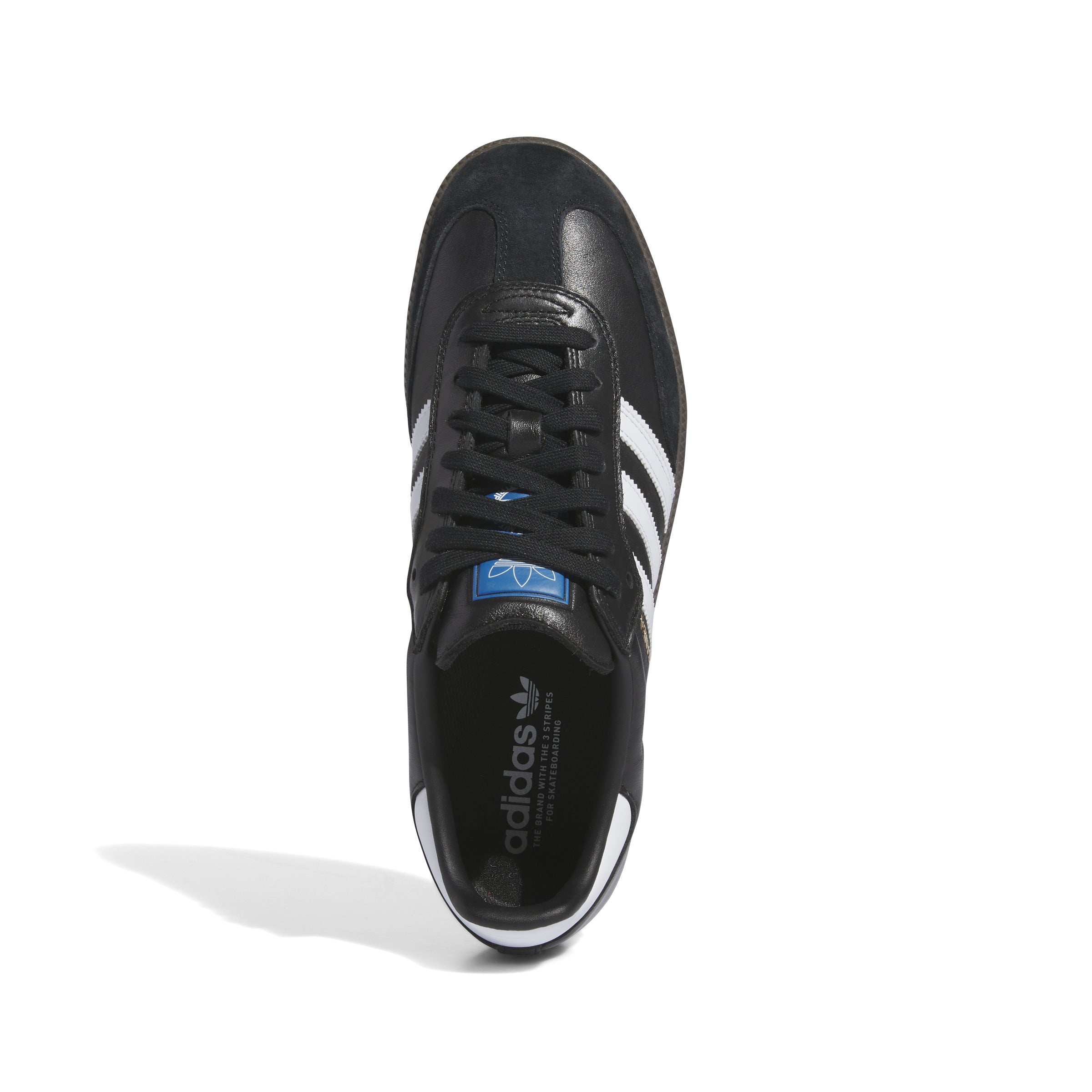 Adidas Samba ADV Core Black White Gum Shoes – Long Beach Skate Co