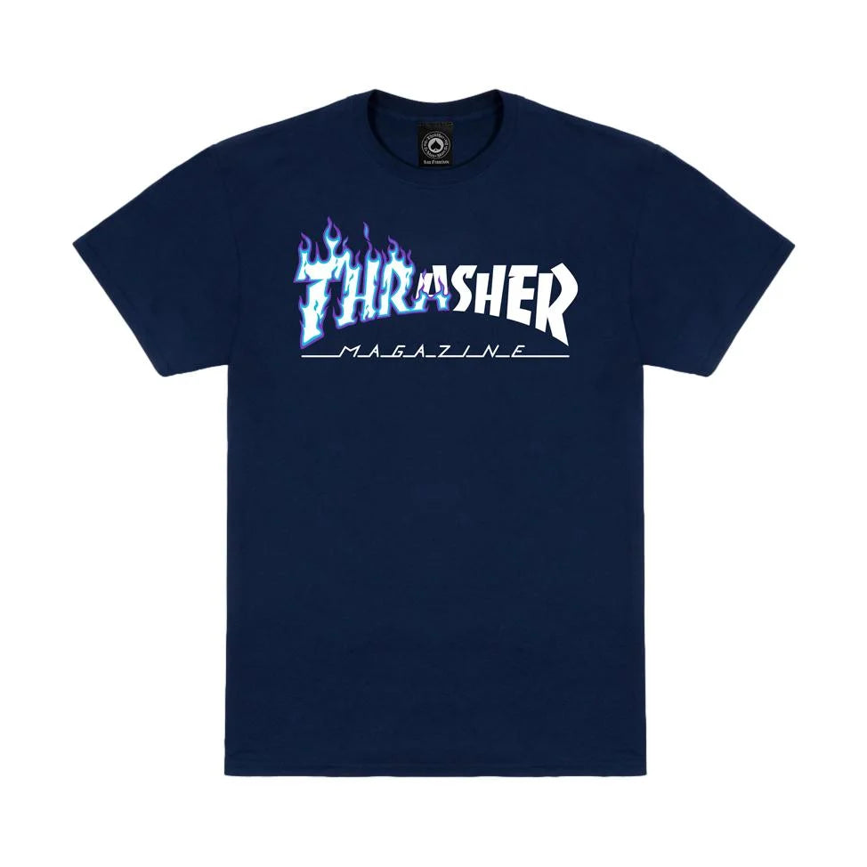 Thrasher Ignite Navy S/S Shirt