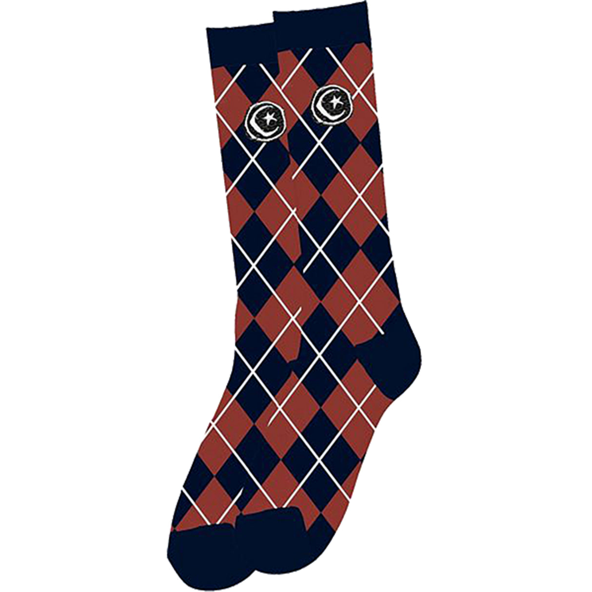 Foundation Argyle Tall Blue Socks