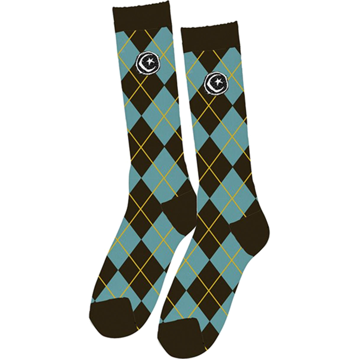 Foundation Argyle Tall Clay Socks