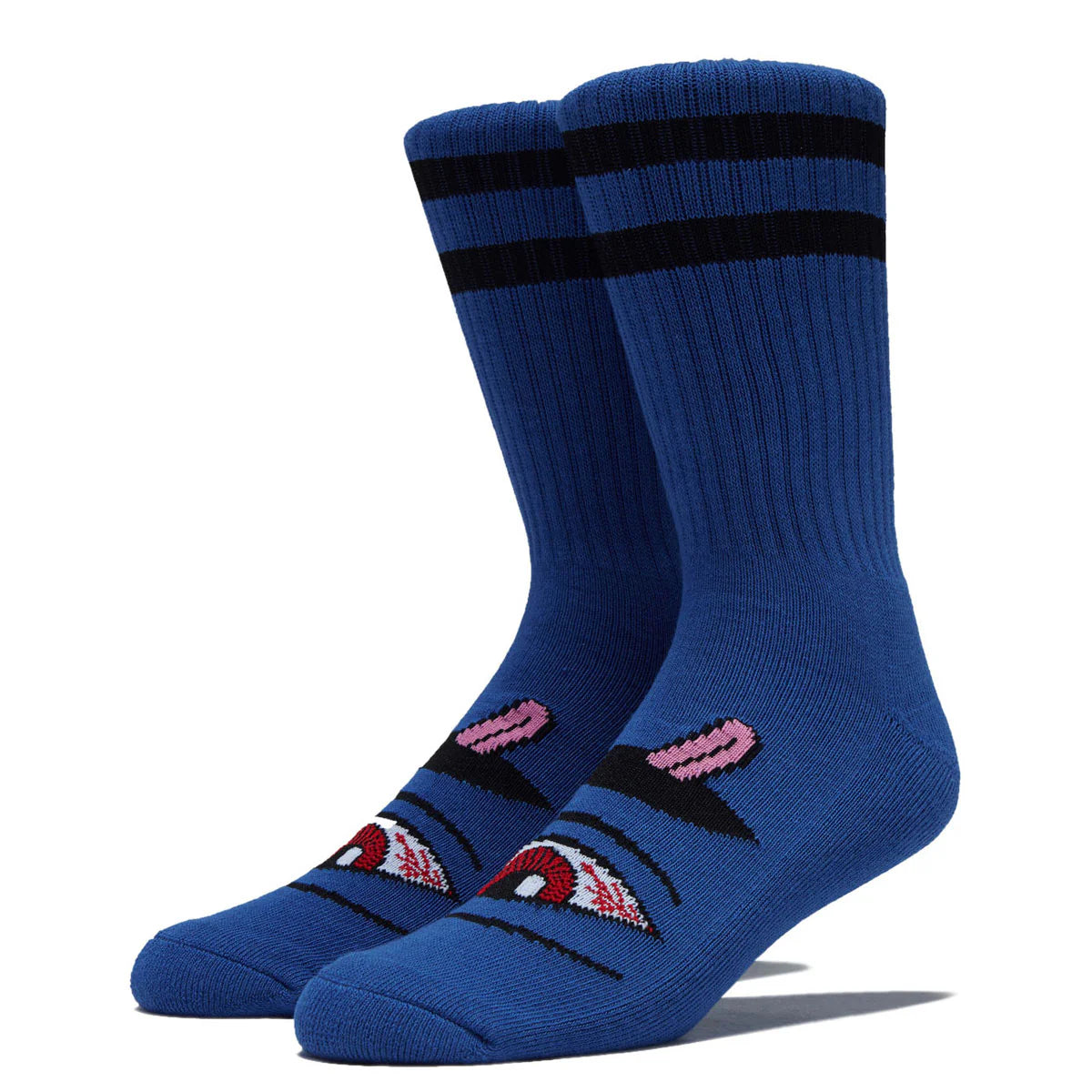 Toy Machine Bloodshot Eye Blue Socks