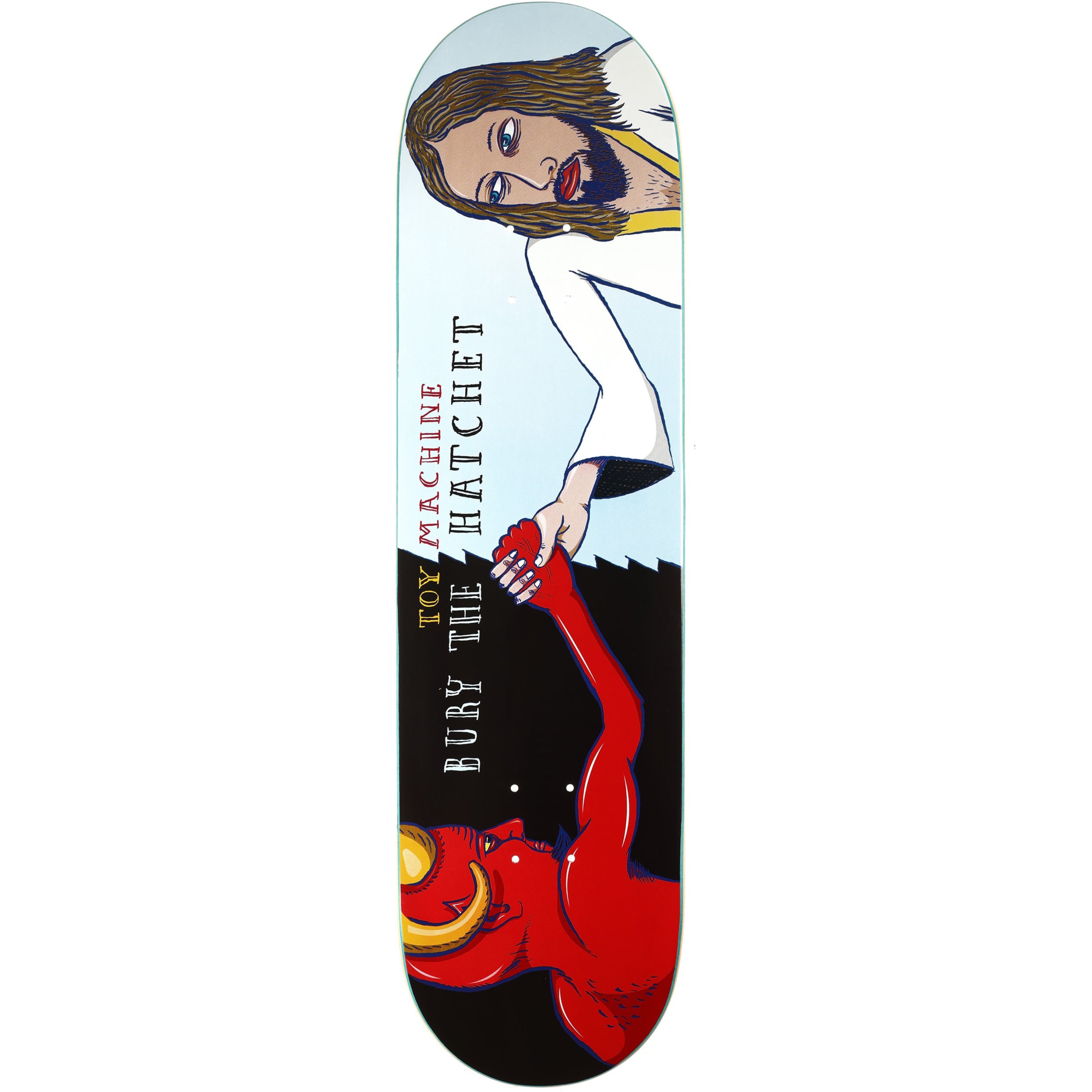 thumbnail image 2 of Toy Machine Bury The Hatchet Skateboard Deck - Multi - 8.0in 2 of 11