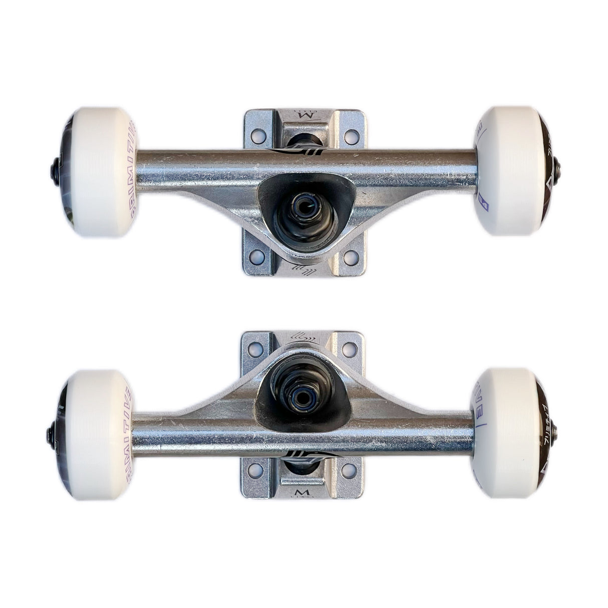 $69 Premium Skateboard Bundle - Raw Silver - Complete Skateboard Set