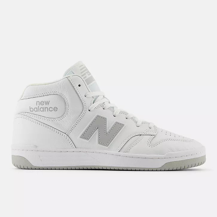 New Balance Numeric 480 High White Grey Shoes Long Beach Skate Co